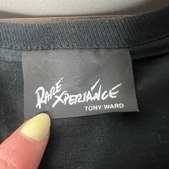 VTG Xperiance Womens Western Shirt Leather Fringe Conchos Studded Sleeve Sz L - Picture 8 of 13